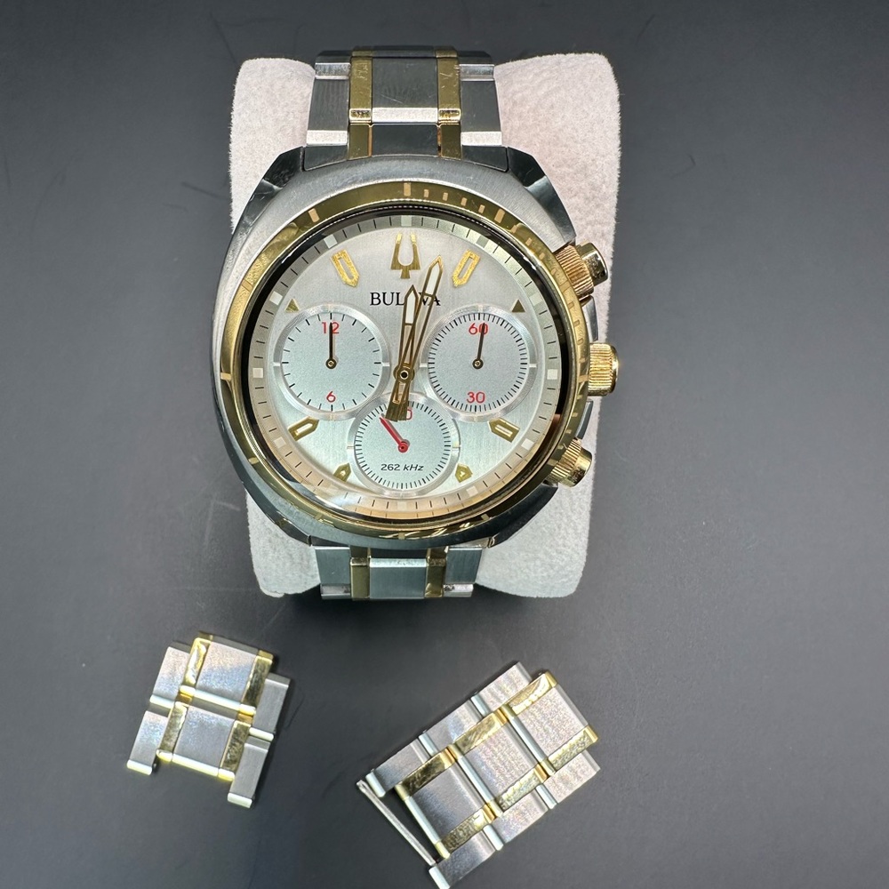 Bulova Two-Tone Chronograph Smartwatch - Picture 2 of 9